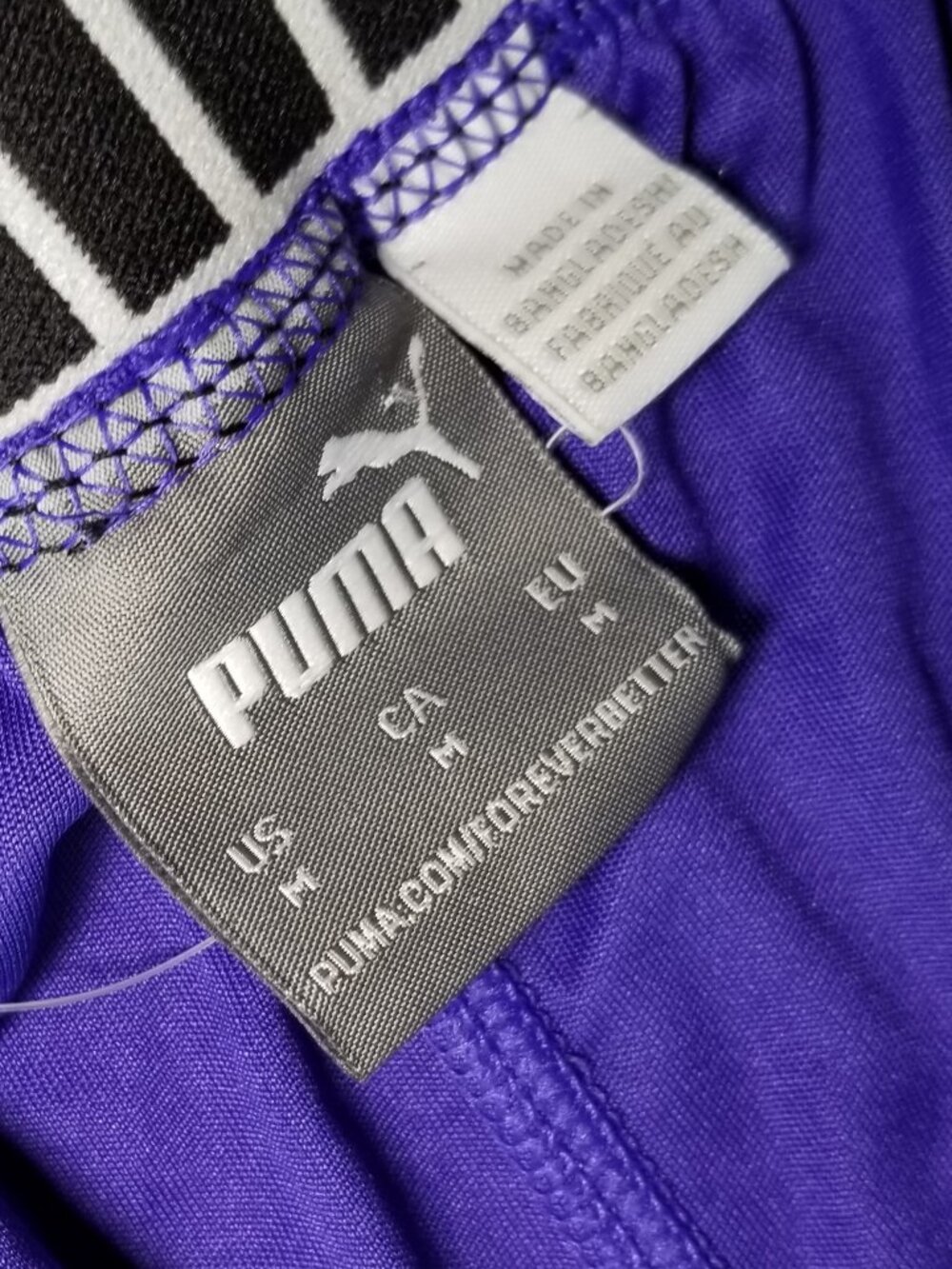 Puma Womens Medium DryCell Shorts Purple Black Activewear Athletic Workout NWT - Picture 5 of 6